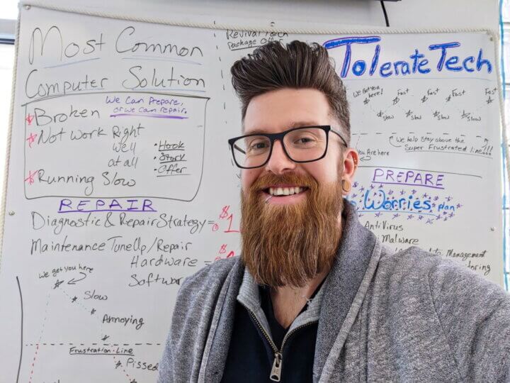 Scott-Lantow-close-up-with-tolerate-tech-lobby-no-worries-membership-white-board-background-1