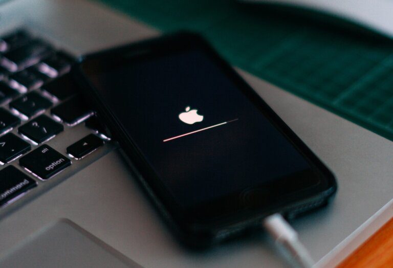 iPhone charging on MacBook upgrading to iOS 17