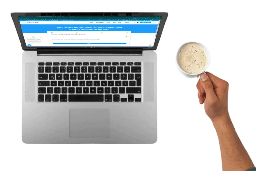 hand-holding-coffee-on-laptop-computer-going-get-best-repair-started-checkin-form-with-revival-tech-rockford-graphic-2