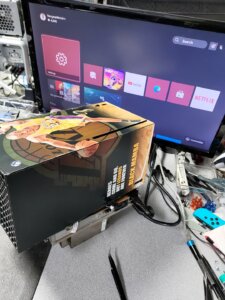 xbox-series-x-opened-on-table-for-testing-broken-hdmi-repair-and-cleanup-tune-up-dirty-repair-at-revival-tech-rockford-shop-1